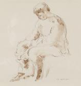 AUFFRET Charles Femme Assise AUFFRET Charles Femme Assise