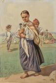 AUGUSTA Jaroslav Žena S Dieťaťom (na Lúke) AUGUSTA Jaroslav Žena S Dieťaťom (na Lúke)