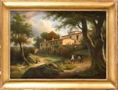 AUGUSTE THOMAS Philippe Vue D\’après Nature D\’une Maison Habitée Pendant Un Mois Par Napoléon, Somma Di Mariana, Ile D\’elbe AUGUSTE THOMAS Philippe Vue D\’après Nature D\’une Maison Habitée Pendant Un Mois Par Napoléon, Somma Di Mariana, Ile D\’elbe