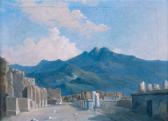 AUGUSTE THOMAS Philippe Vue De Pompéi AUGUSTE THOMAS Philippe Vue De Pompéi