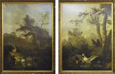 AUGUSTINI JAN Waterbirds In A Wooded Landscape AUGUSTINI JAN Waterbirds In A Wooded Landscape