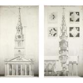 augustus bryett The West Front Of The Church Of St. Martins In The Fields, Westminster; And St Martin In The Fields, Westminster augustus bryett The West Front Of The Church Of St. Martins In The Fields, Westminster; And St Martin In The Fields, Westminster
