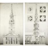 augustus bryett The West Front Of The Church Of St. Martins In The Fields augustus bryett The West Front Of The Church Of St. Martins In The Fields