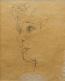 AUGUSTUS John Portrait Of Mavis Wheeler AUGUSTUS John Portrait Of Mavis Wheeler