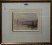 AUGUSTUS MUMMERY HORACE Harbour Scene AUGUSTUS MUMMERY HORACE Harbour Scene