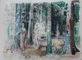 AUJAME Jean Femmes Dans Une Forêt AUJAME Jean Femmes Dans Une Forêt