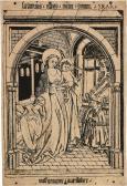 AURIFABER Wolfgang Die Madonna Mit Kind In Einem Gotischen Raum AURIFABER Wolfgang Die Madonna Mit Kind In Einem Gotischen Raum