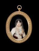 AUTISSIER Louis Marie Portrait Présumé De Caroline Murat AUTISSIER Louis Marie Portrait Présumé De Caroline Murat