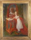 AUTRIQUE Edouard Jeune Fille Aux Bijoux AUTRIQUE Edouard Jeune Fille Aux Bijoux