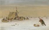 AVERCAMP Hendrick A Winter Landscape With Figures On The Ice AVERCAMP Hendrick A Winter Landscape With Figures On The Ice