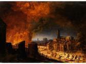 AVERCAMP Hendrick Flucht Aus Der Brennenden Stadt AVERCAMP Hendrick Flucht Aus Der Brennenden Stadt