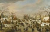 AVERCAMP Hendrick Multitude Of Figures On A Frozen River AVERCAMP Hendrick Multitude Of Figures On A Frozen River