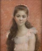AVIAT Jules-Charles Portrait D'henriette AVIAT Jules-Charles Portrait D'henriette