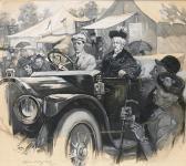 AVISON Geo Geo Avison; 'arrival At The County Fair AVISON Geo Geo Avison; 'arrival At The County Fair