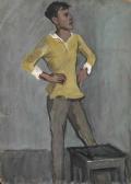 AXELROD MEYER Young Man In A Yellow Shirt AXELROD MEYER Young Man In A Yellow Shirt
