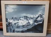 AYRES Lily Figure Before Snow-capped Mountains AYRES Lily Figure Before Snow-capped Mountains