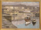 AYRTON Millicent E. A Peaceful Day In The Harbour, Caernarvon AYRTON Millicent E. A Peaceful Day In The Harbour, Caernarvon