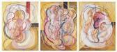 AZAM NASSER Homage To Francis Bacon: Triptych I AZAM NASSER Homage To Francis Bacon: Triptych I