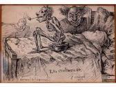 BÉRAT Eustache Le Cochemar - Sommeil De L'innocence Plumeet Encre De Chine - Sbd Et Daté 1852 14,5 X 22 Cm Encadrée BÉRAT Eustache Le Cochemar - Sommeil De L'innocence Plumeet Encre De Chine - Sbd Et Daté 1852 14,5 X 22 Cm Encadrée