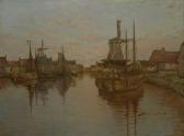BÖHMER-FEST Ferdinand Holländische Stadt Mit Segelbooten BÖHMER-FEST Ferdinand Holländische Stadt Mit Segelbooten