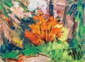 BÖRNER Fritz Konvolut Zwei Landschaften: Blick In Einen Garten Und Auf Einen Bachlauf BÖRNER Fritz Konvolut Zwei Landschaften: Blick In Einen Garten Und Auf Einen Bachlauf