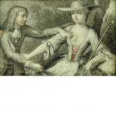 BAADER Johan Michael Portrait Of A Lady In Profile BAADER Johan Michael Portrait Of A Lady In Profile