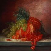 BAADSGAARD Alfrida V. Ludovica Still Life With Pineapple BAADSGAARD Alfrida V. Ludovica Still Life With Pineapple