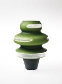 Babled Emmanuel Clear Glass-cased Lattimo And Green Glass Babled Emmanuel Clear Glass-cased Lattimo And Green Glass