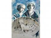 BACCELLI Cesare Donne Con Bambino BACCELLI Cesare Donne Con Bambino