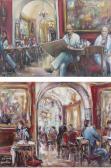 BACCELLIERI Stellario Interno Del Gaffe Greco A Roma Interno Del Caffè Greco Con Pittore BACCELLIERI Stellario Interno Del Gaffe Greco A Roma Interno Del Caffè Greco Con Pittore