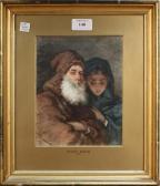 BACH Guido Young Woman Beside A Bearded Elderly Man BACH Guido Young Woman Beside A Bearded Elderly Man