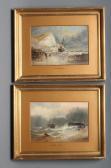 BACH W.H. Coastal Figures With Boats And Figures BACH W.H. Coastal Figures With Boats And Figures