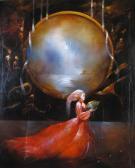 BACHELIER Anne Figure With Looking Glass BACHELIER Anne Figure With Looking Glass