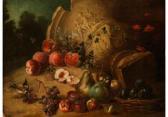 BACHELIER nicolas Früchtestilleben Mit Antiker Vase BACHELIER nicolas Früchtestilleben Mit Antiker Vase