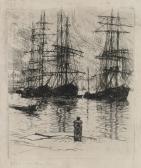 BACHER Otto Henry Three Ships BACHER Otto Henry Three Ships