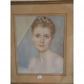 BACHET Marcel Portrait De Femme Dénudée BACHET Marcel Portrait De Femme Dénudée