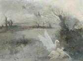 BACHMANN Karl Otto Leda And The Swan. BACHMANN Karl Otto Leda And The Swan.