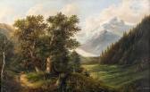 BACHMANN Minna Gebirgslandschaft BACHMANN Minna Gebirgslandschaft