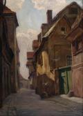 BACHMEIER Thomas Blick In Eine Kleinstadtstraßeder "künstlerklause" BACHMEIER Thomas Blick In Eine Kleinstadtstraßeder "künstlerklause"