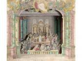 BADEL-WACHSMUTH Jo Petit Théâtre De La Seconde Moitié Du Xviiième Siècle En Cinq Plans Successifs En Coloris D'époque, Numérotés À L'époque De 1 À 5 À L'encre, Montage Moderne. BADEL-WACHSMUTH Jo Petit Théâtre De La Seconde Moitié Du Xviiième Siècle En Cinq Plans Successifs En Coloris D'époque, Numérotés À L'époque De 1 À 5 À L'encre, Montage Moderne.