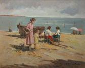 BADIA TORRES Mujeres Trabajando En La Playa BADIA TORRES Mujeres Trabajando En La Playa