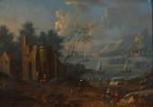 BAETS Marc Küstenlandschaft Mit Burgruine BAETS Marc Küstenlandschaft Mit Burgruine
