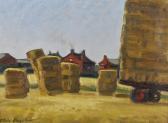 BAGSHAW Olive End Of The Day Agricultural Scene BAGSHAW Olive End Of The Day Agricultural Scene