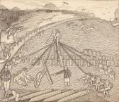 BAGUS NYOMAN RAI IDA Scene Of Ww2, With Us Plane Being Brought Down. Japanese Soldiers Conducting Bridge Building BAGUS NYOMAN RAI IDA Scene Of Ww2, With Us Plane Being Brought Down. Japanese Soldiers Conducting Bridge Building