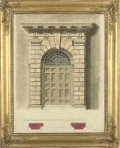 BAILEY Henry Design For A Palladian Doorway BAILEY Henry Design For A Palladian Doorway