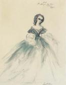 BAILEY James Costume Design For Claire Bloom In 'hamlet' BAILEY James Costume Design For Claire Bloom In 'hamlet'