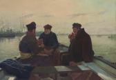BAIXERAS Dionis Verdaguer The Boatmen Of Barcelona BAIXERAS Dionis Verdaguer The Boatmen Of Barcelona