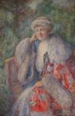 BAKER Elizabeth Gowdy Portrait Of "the Baroness Du Gabe" BAKER Elizabeth Gowdy Portrait Of "the Baroness Du Gabe"