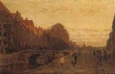 BAKHUIJZEN VAN DE SANDE Julius Jacobus Het Spui Zonsondergang: The Spui At Sunset, The Hague BAKHUIJZEN VAN DE SANDE Julius Jacobus Het Spui Zonsondergang: The Spui At Sunset, The Hague