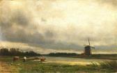 BAKHUIJZEN VAN DE SANDE Julius Jacobus Holländische Landschaft. BAKHUIJZEN VAN DE SANDE Julius Jacobus Holländische Landschaft.